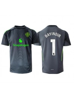 Billige Manchester United Altay Bayindir #1 Keeper Bortedrakt 2025-26 Kortermet